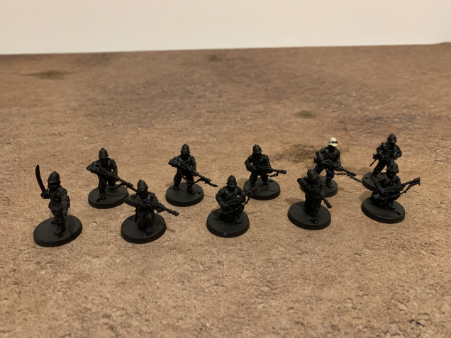 Next - 3rd Infantry squad, Victoria Lamb miniatures again