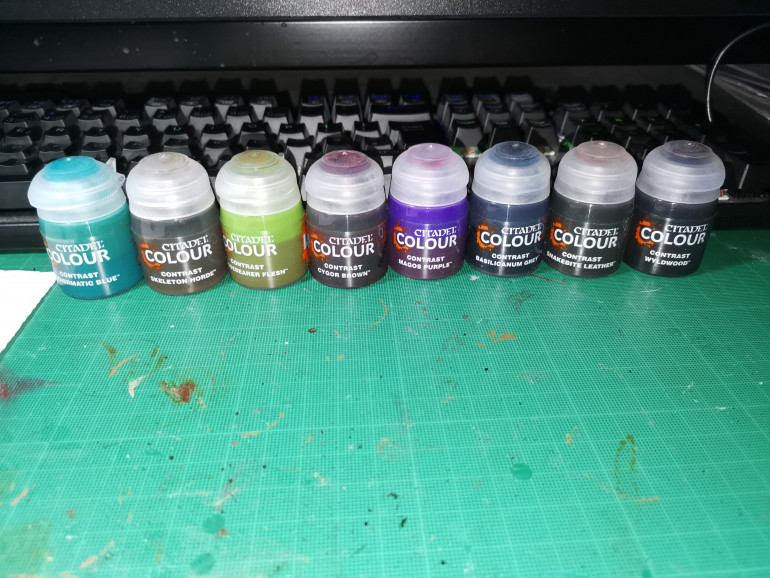 Paints I plan to use