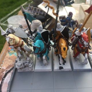 Cavalry Painting First Stages