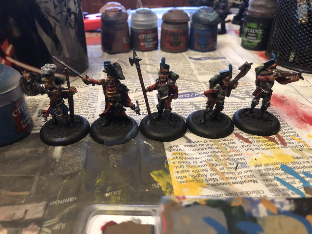 WIP: Captain Flynt's Albionnicans (Troll Bridge starter set warband)