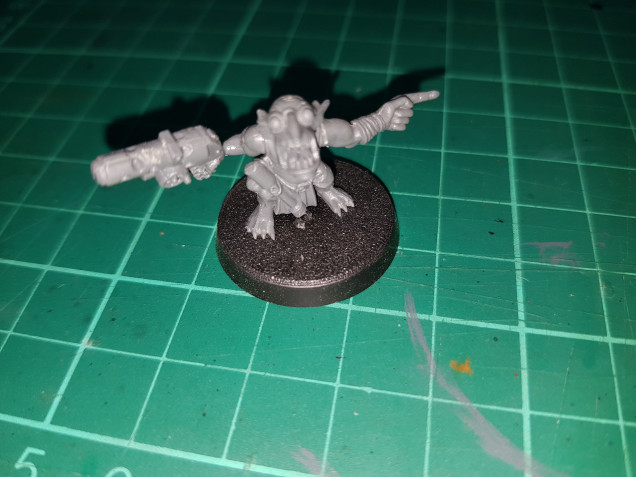 I'm assuming I must have acquired this guy from another Ork kit but I'm not sure where he came from.