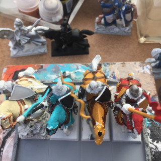 Cavalry Painting First Stages