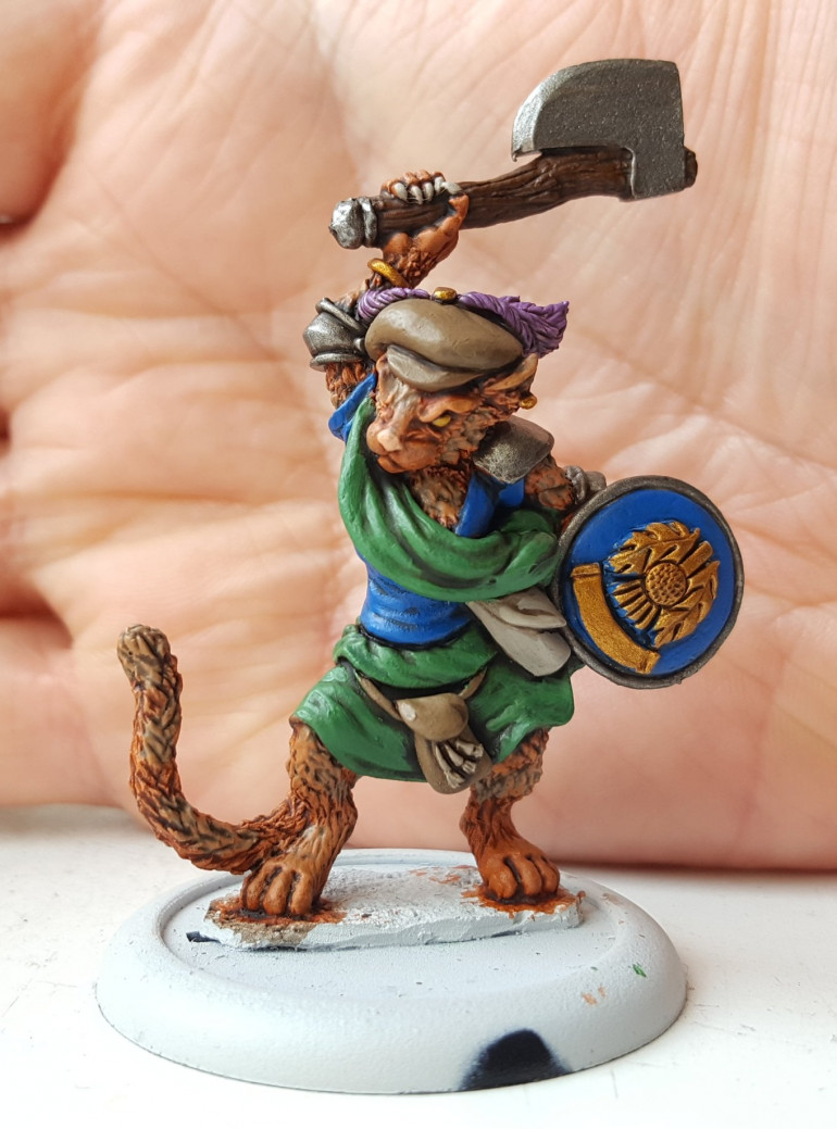 Final Big Miniature - Wild Cat Clan Warrior