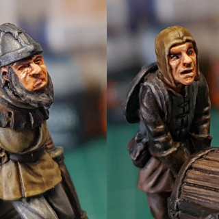 Painting Medieval Chest Bearers