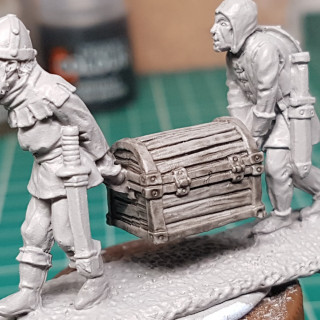 Painting Medieval Chest Bearers