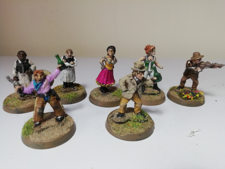 Some scenarios need some bystanders to get in the way and fill the saloons