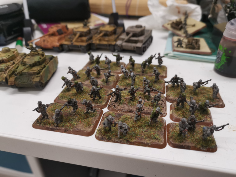 Finished 15mm Germans 