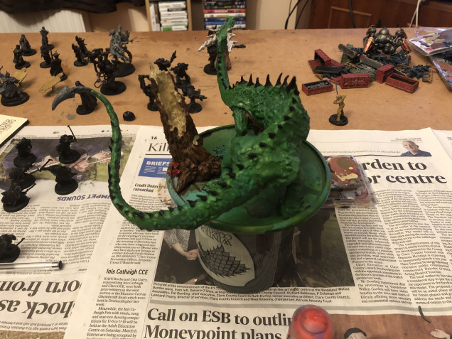 WIP Forest Dragon Part 1