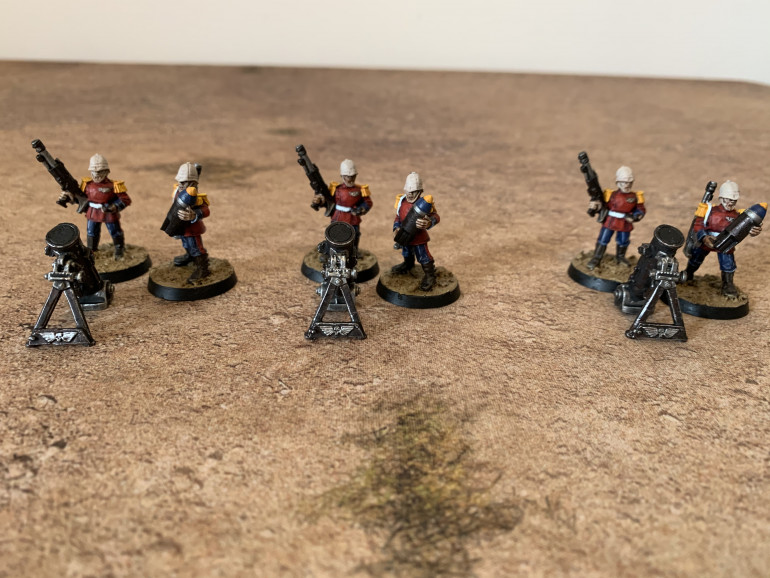 Heavy Weapons Support Squad (Mortars) done 