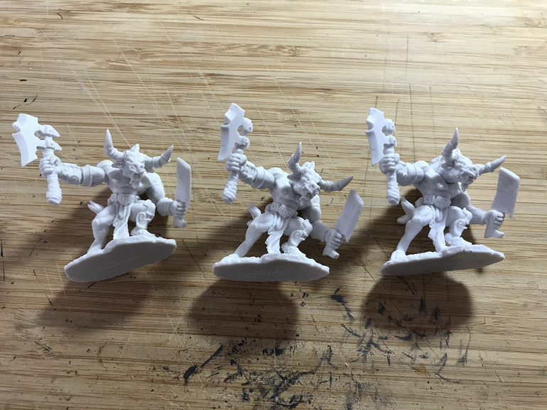 Reaper miniatures angry cow men