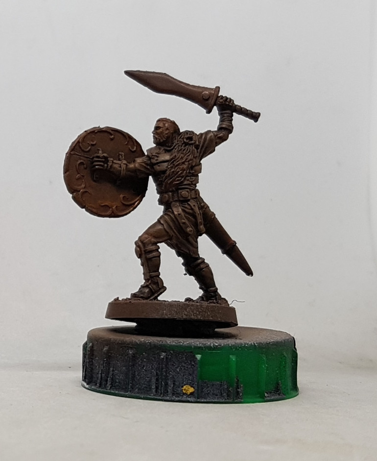 Based with VMC Dark Rust,washed with Nuln Oil and drybrushed with P3 Bootstrap Leather