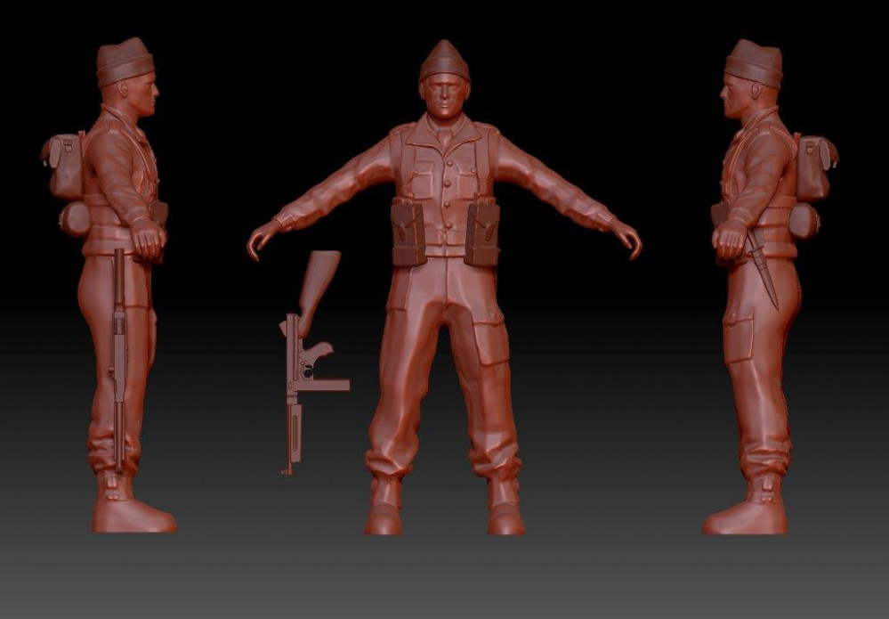 Spring Clean Challenge: Developing WWII infantry for 3D printing