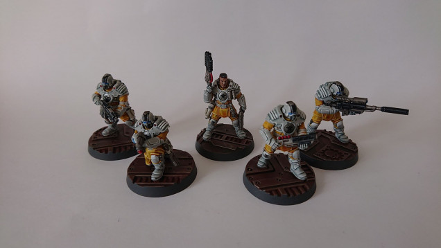 Full 5 man Enforcers complete with bases