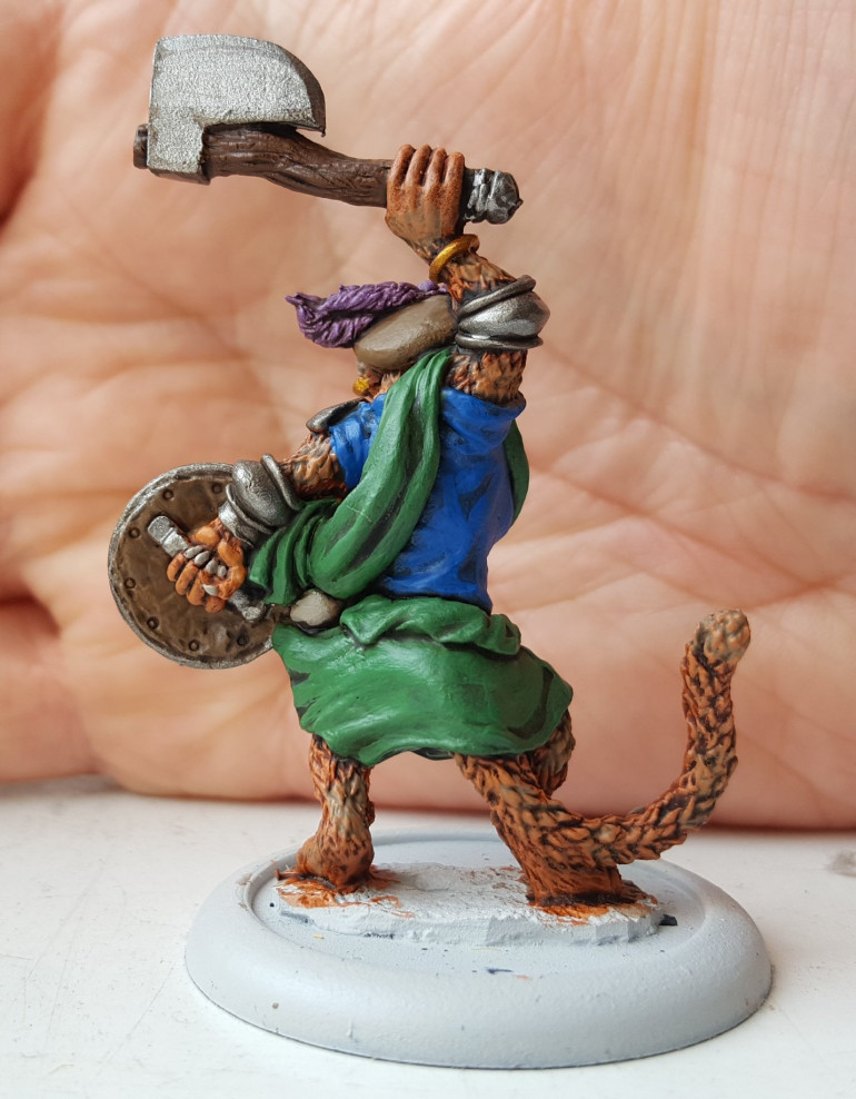 Final Big Miniature - Wild Cat Clan Warrior