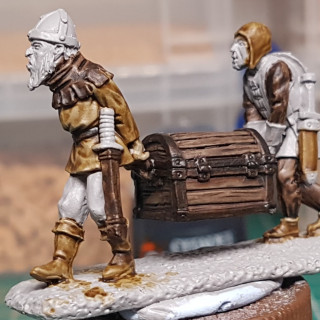 Painting Medieval Chest Bearers