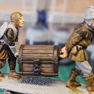 Painting Medieval Chest Bearers