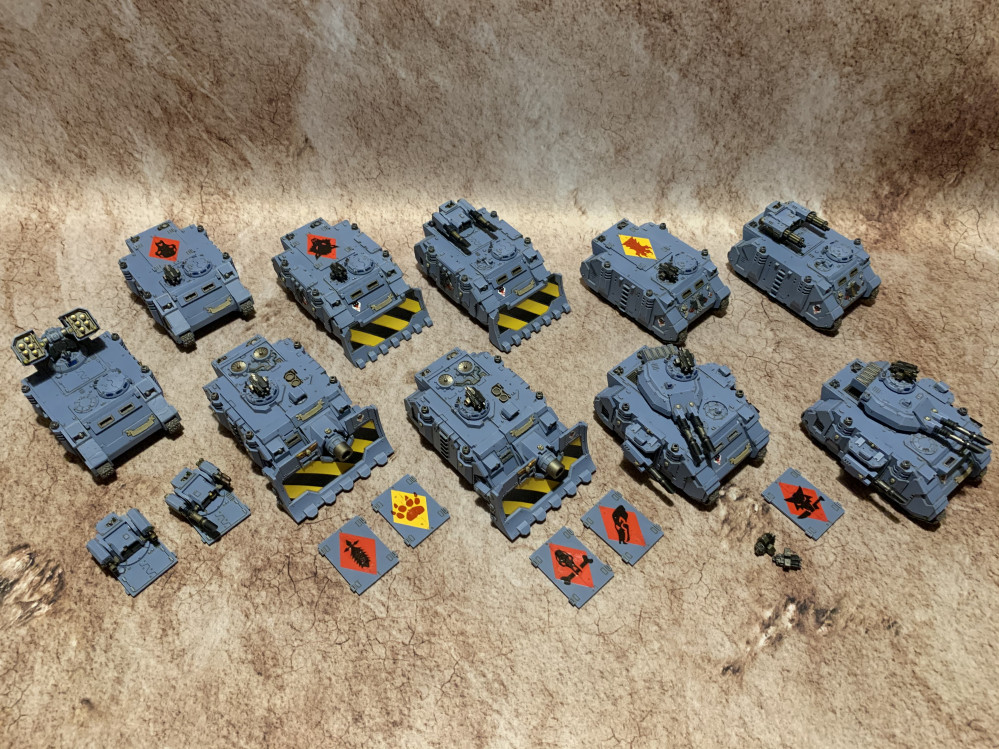 Spud75's Spring Clean Challenge - Space Wolves 'Rhino Family'