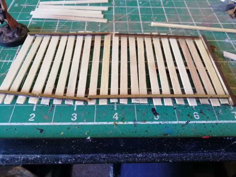 I always keep my left overs from sarissa buildings so I can use them to help the build