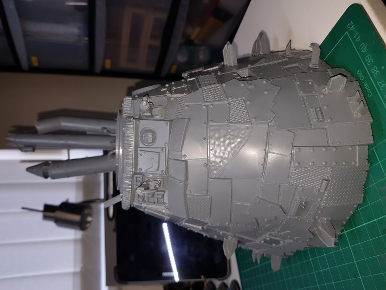 The main body has been assembled with a few details added.