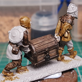 Painting Medieval Chest Bearers