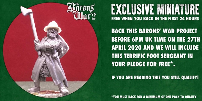Barons War 2 Free Miniature - Hobday Games