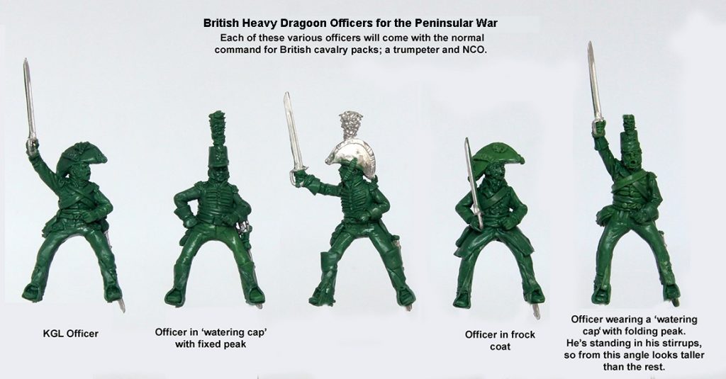 British Heavy Dragoons Officers - Perry Miniatures