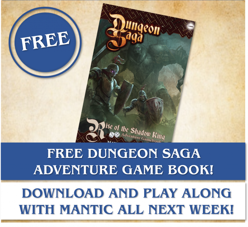 Dungeon Saga Adventure Game Book - Mantic Games