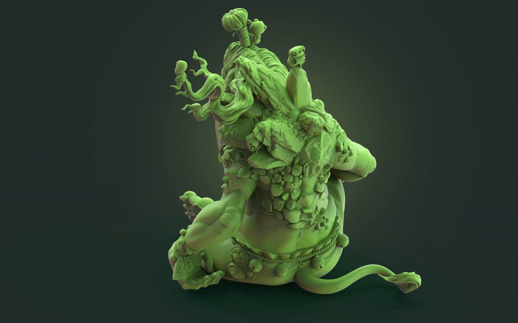 Forest Troll #2 - Durgin Paint Forge
