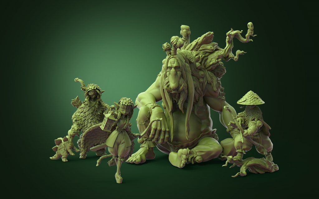 Forest Troll Comparison - Durgin Paint Forge