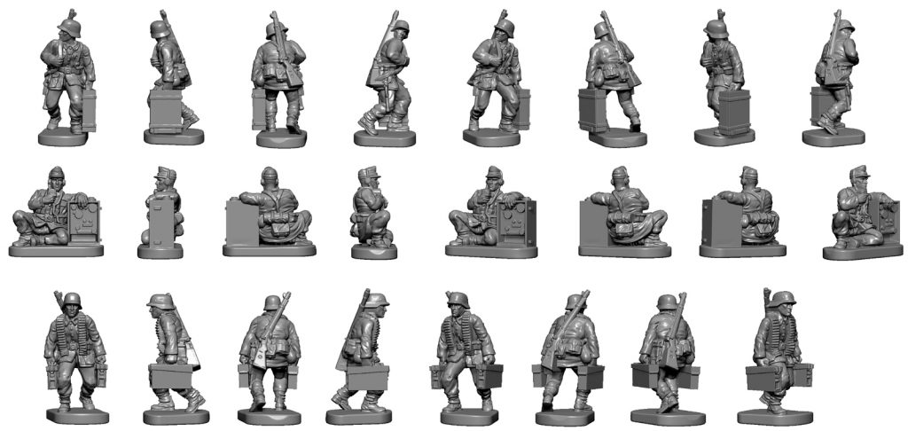 German Command Elements - Victrix Games