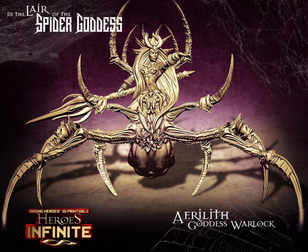 Lair Of The Spider Goddes - Raging Heroes