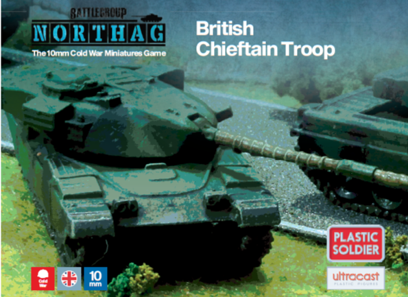 Northag British Chieftain Troop - Plastic Soldier