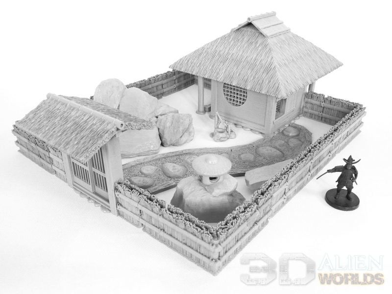 Samurai Teahouse Set #1 - 3DAlienWorlds