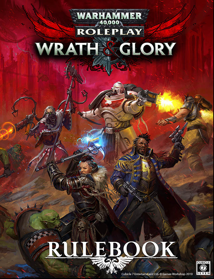 Wrath & Glory Rulebook Cover - Cubicle 7