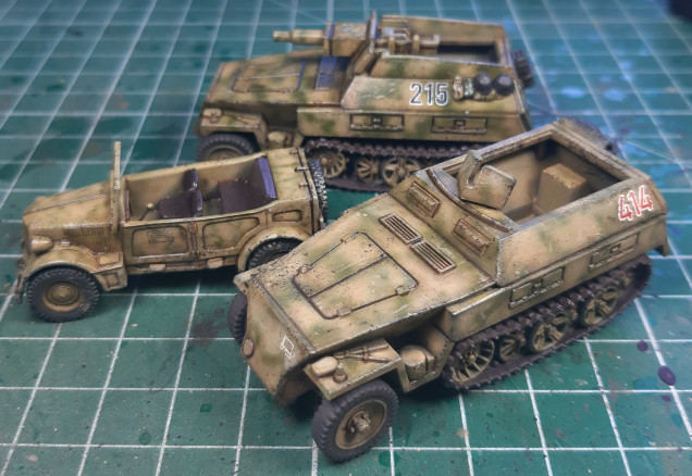 More German vehicles in progress