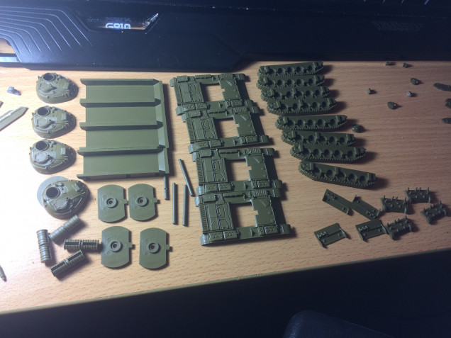 I found the general maximum number of plastic kits I can work on at a time is capped at about 5, there’s just so many parts!