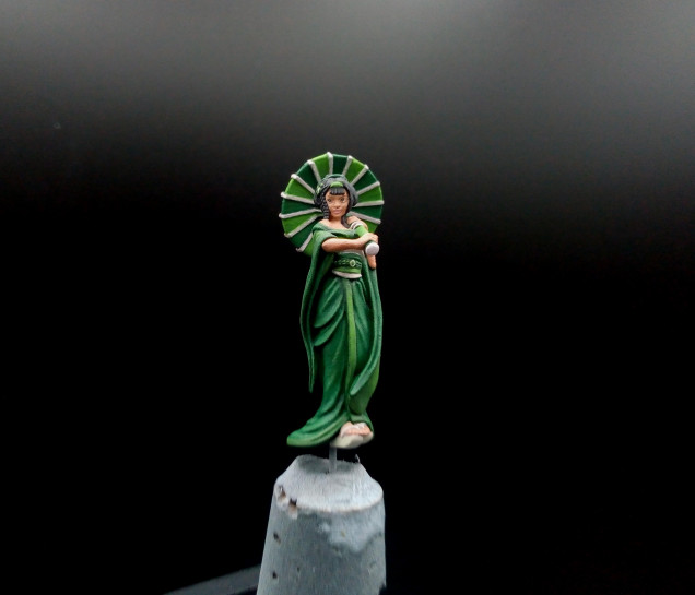 Painting a printed mini