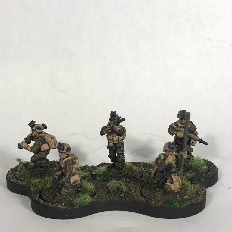 Some various infantry men