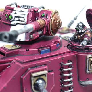 A pair of Ad Mech vehicles