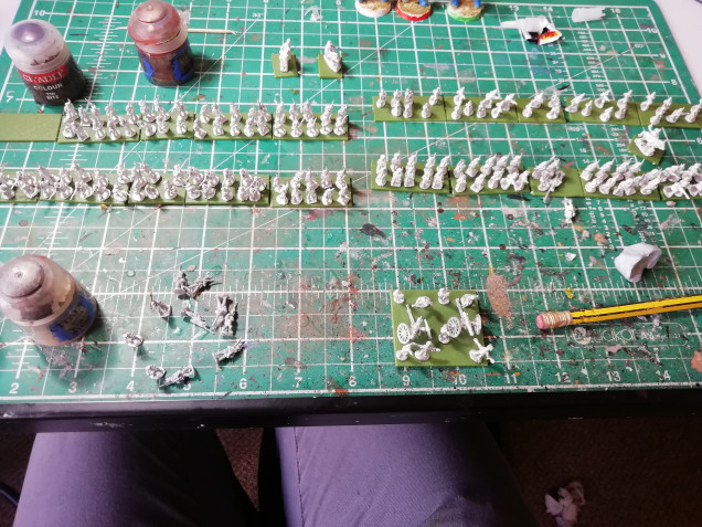 Organised the figures into my battalion.