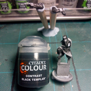 Getting some colour onto my final test mini for my Death Korp of Krieg