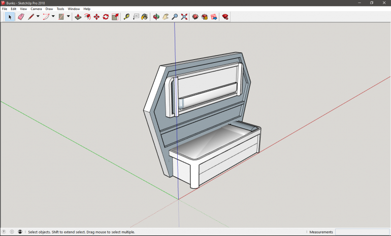 Just finished drawing this,(printing now)  I figured a ship like this needed some bunks for the long journey.