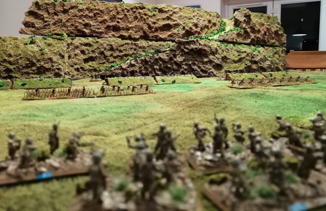 The view of the defensive position as the Polish begin their advance