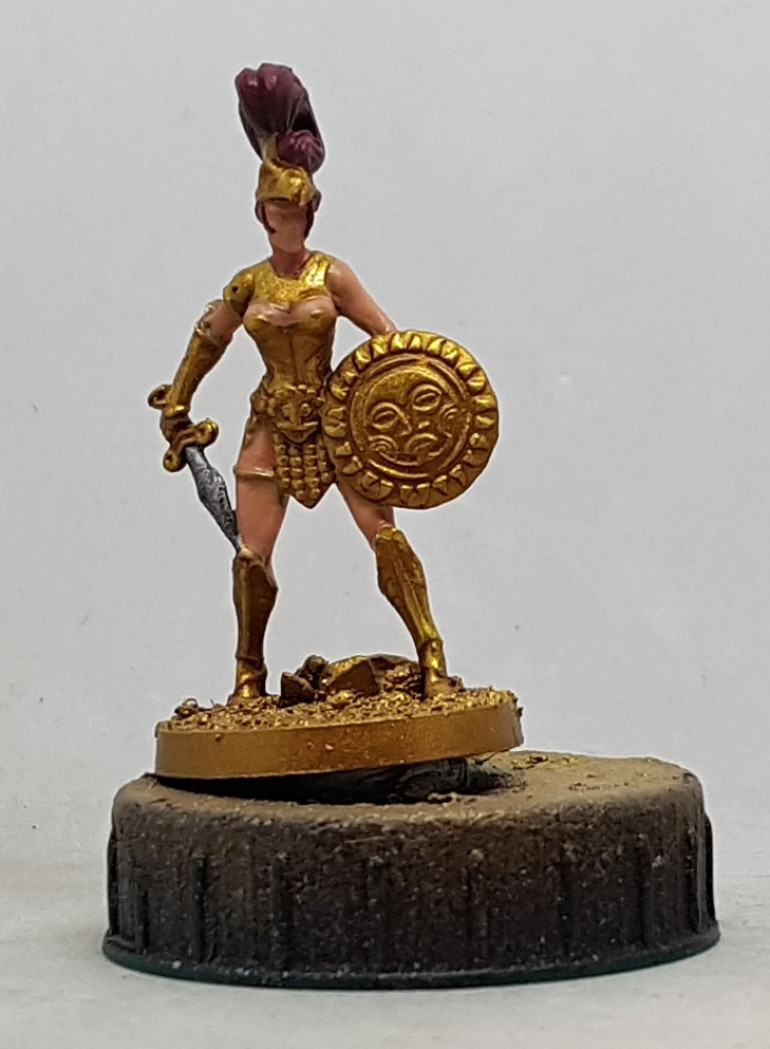 Iron: Base with P3 Pig Iron, wash with GW Nuln Oil and highlight with P3 Cold Steel.