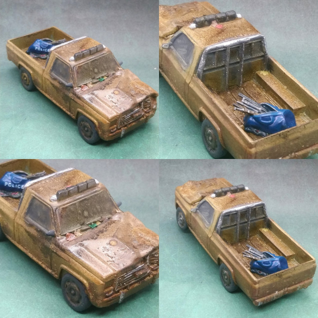 Terrain - cardboard and bin bags