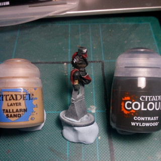 Getting some colour onto my final test mini for my Death Korp of Krieg