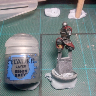 Getting some colour onto my final test mini for my Death Korp of Krieg