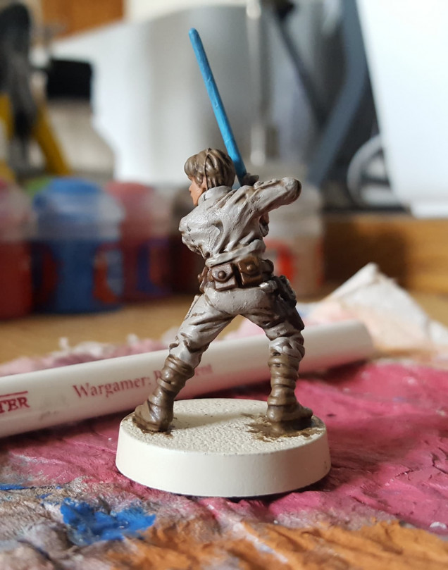 Painted Up Luke Skywalker!