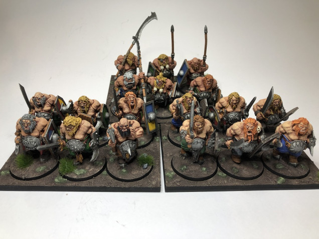 So another 6 Ogres giving me 3 KoW regiments worth of Ogres. These were the fastest by far with the regiment and 3 movement trays taking 15 hours from sprue to tabletop. I might do some cavalry next. Most importantly, at 133 days into 2020 I've painted 153 minis!