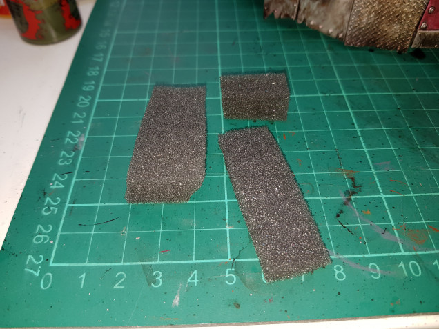 No idea where this came from, just some bog standard sponge that I tore into tiny chunks.